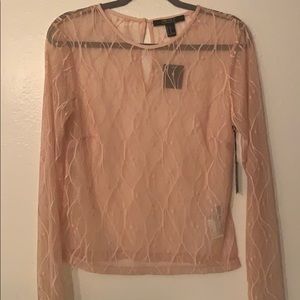 NWT Forever 21 Nude Blouse